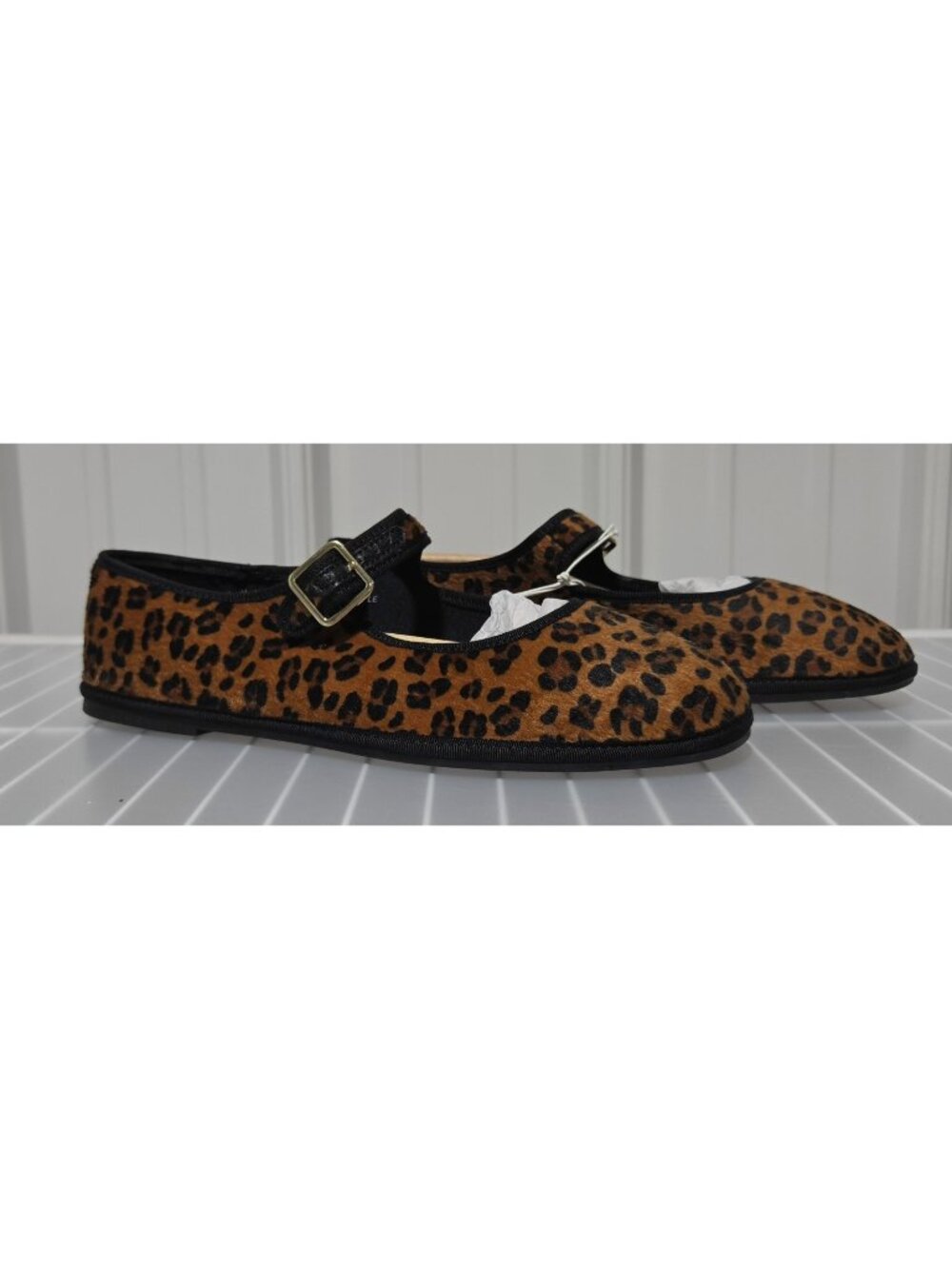 Universal Thread Halston Leopard Print Velvet Mary Jane Flats - Women's 8